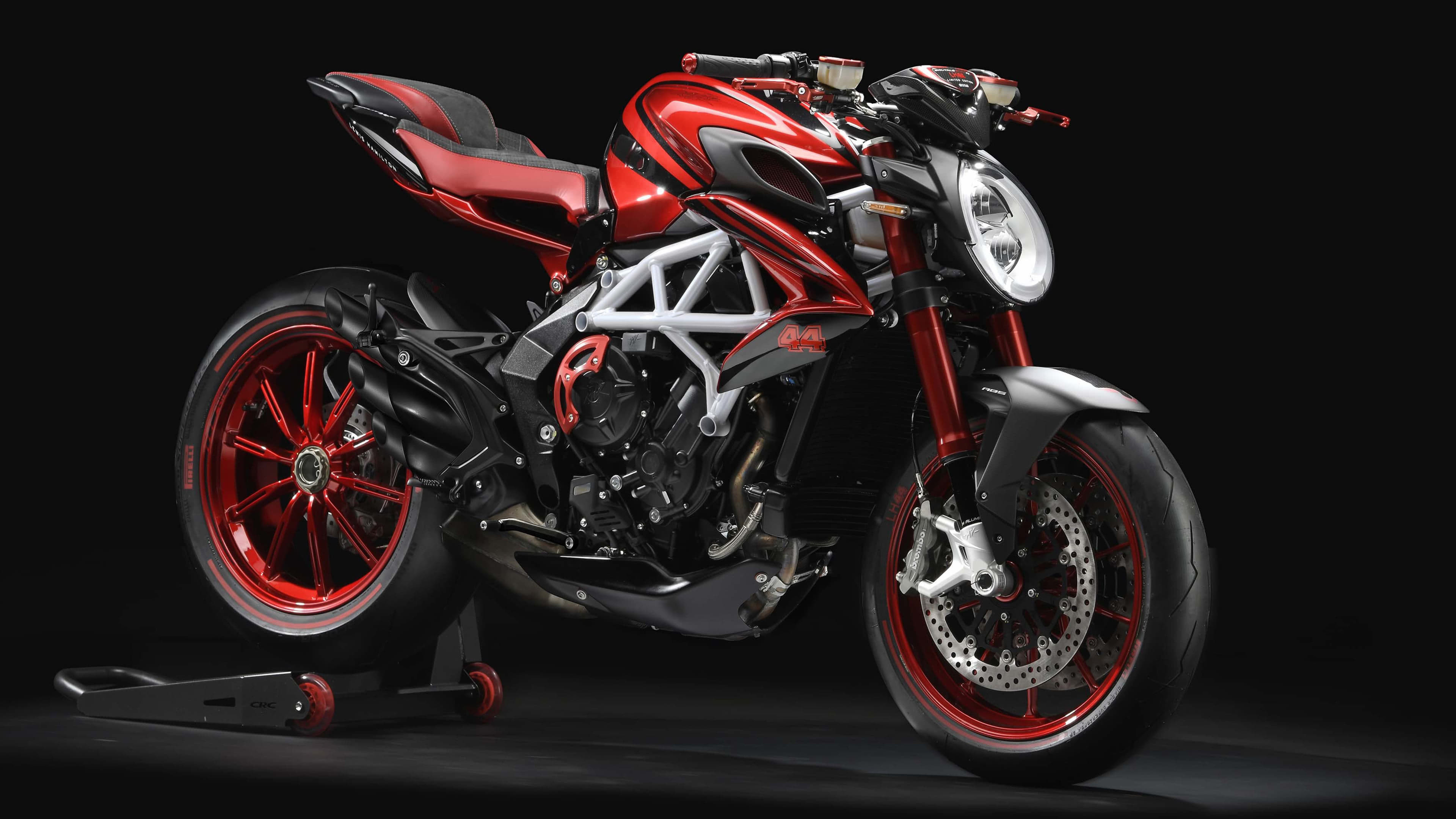 MV Agusta Brutale 800 RR LH44 Lewis Hamilton Edition UHD 4K Wallpaper ...