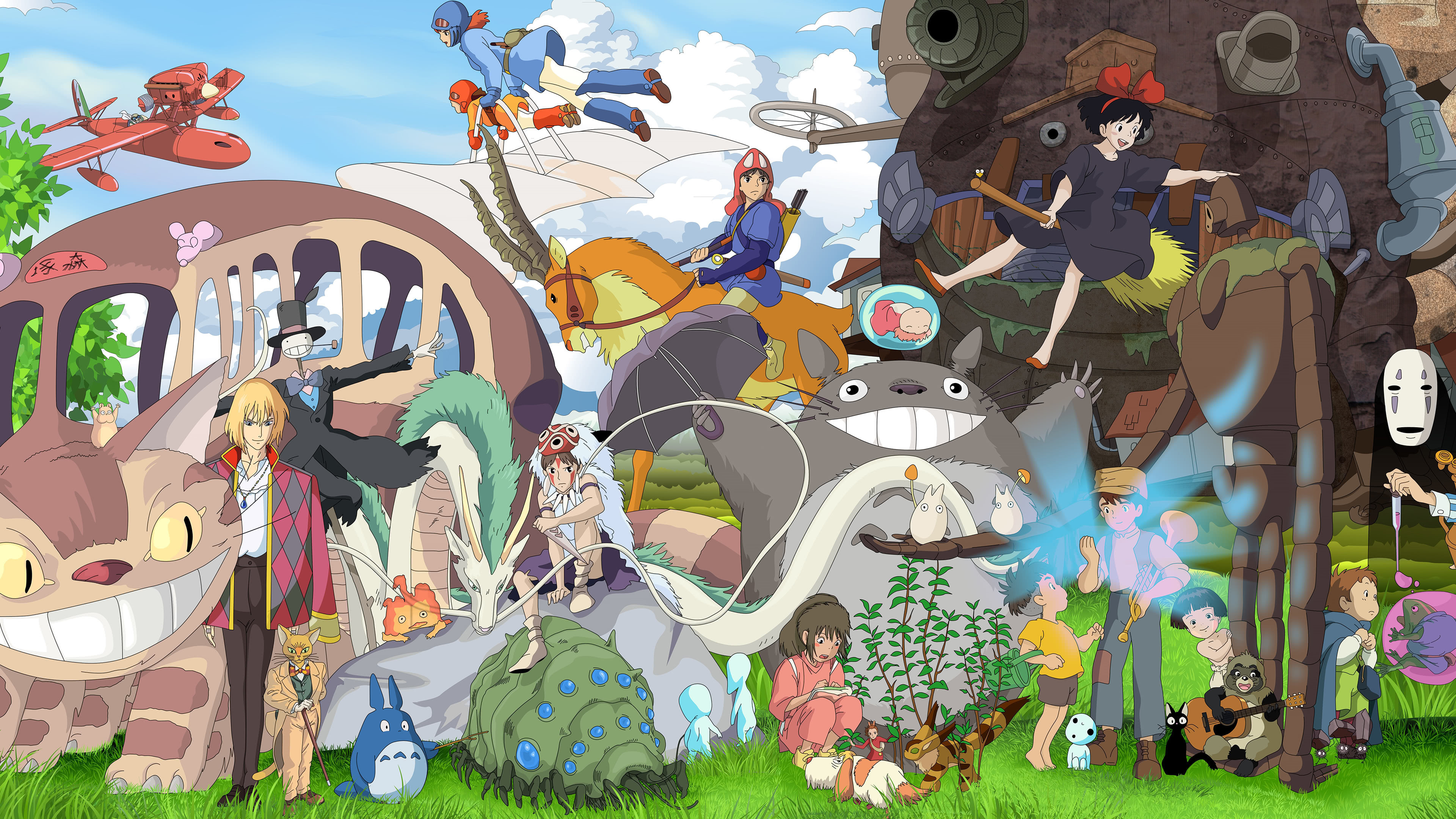 Studio Ghibli Characters là những nhân vật đầy tình cảm và hiểu biết, đem lại cho khán giả những cảm xúc tuyệt vời. Từ thợ cạo mộ đến phù thủy sành điệu, Ghibli đã thành công trong việc thiết kế những nhân vật mang tính biểu tượng và đặc trưng cho hãng, đưa khán giả vào một thế giới đầy ảo diệu. Tình người, tình động vật, tình thiên nhiên - tất cả đều có trong Studio Ghibli Characters.