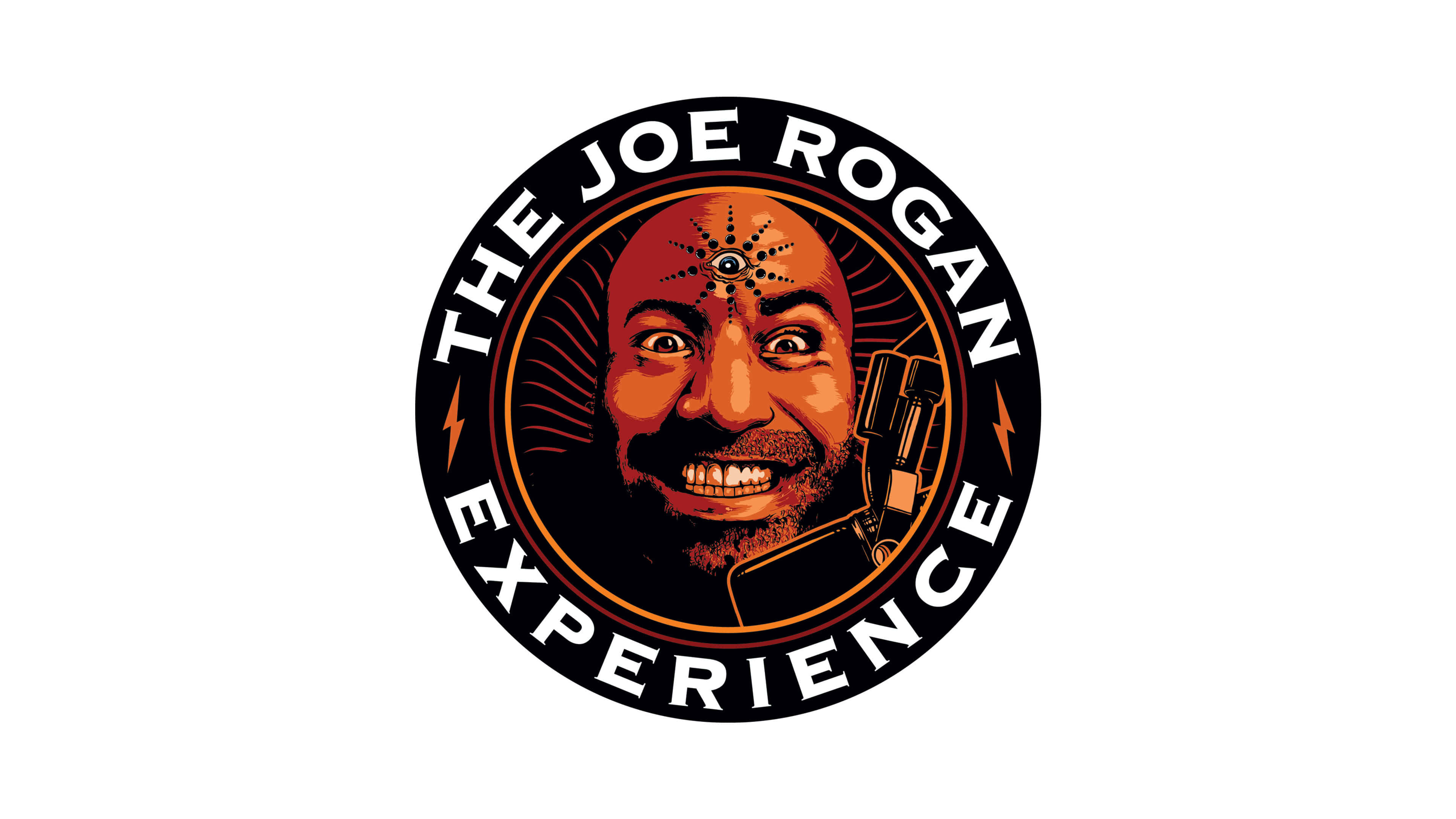 the joe rogan experience jre podcast logo uhd 4k wallpaper