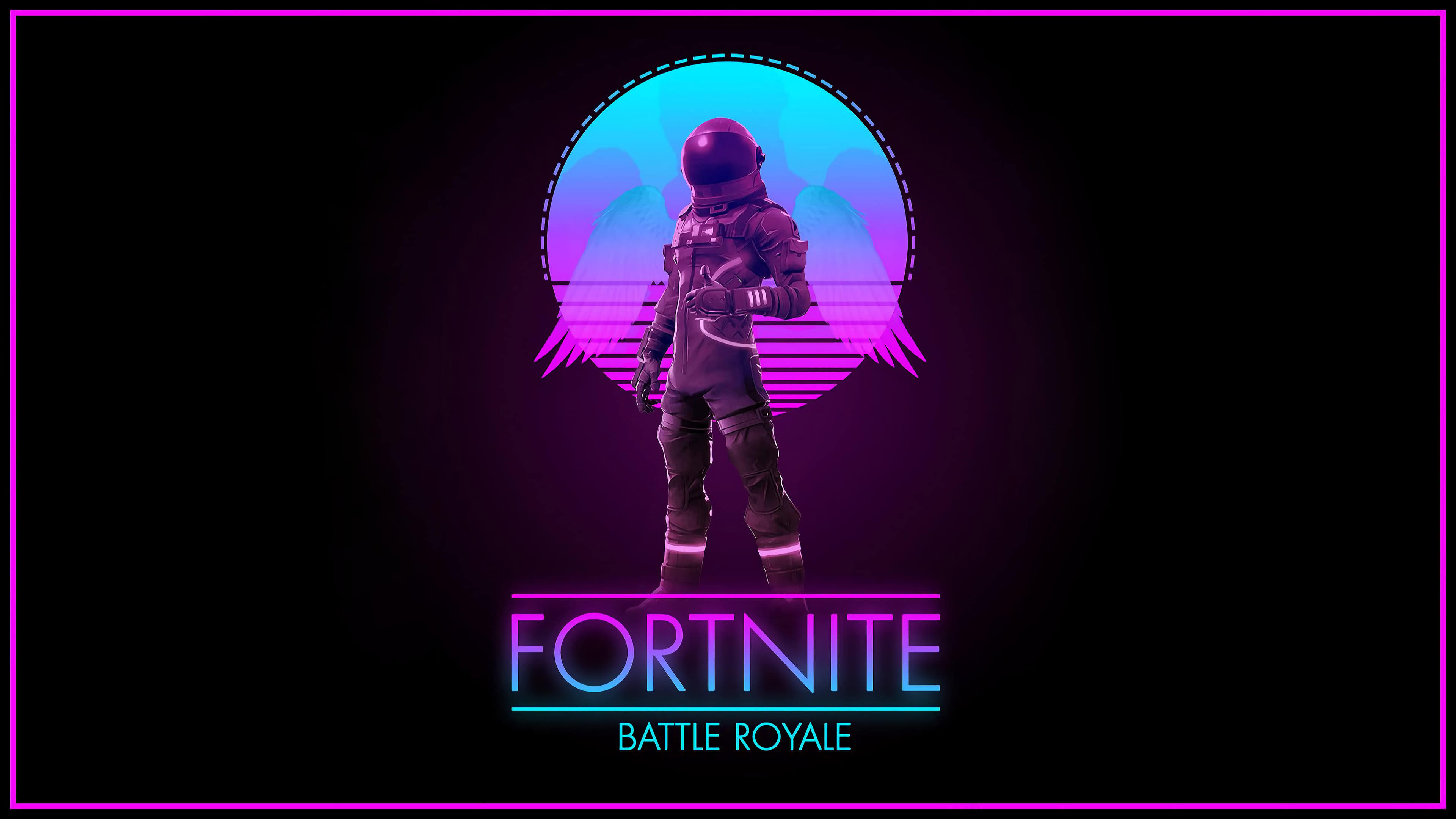 fortnite battle royale logo uhd 4k wallpaper