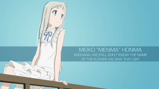 meiko menma honma anohana we still dont know the name of the flower we saw that day uhd 4k wallpaper