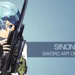 sinon sword art online uhd 4k wallpaper