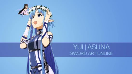 yui asuna sword art online uhd 4k wallpaper