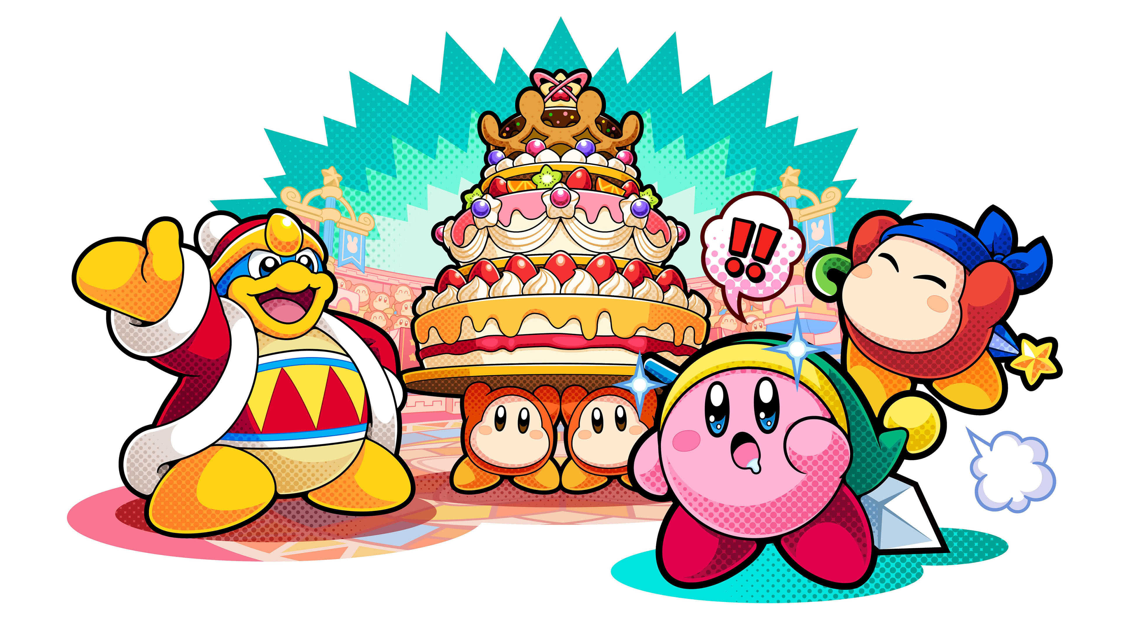 Kirby Battle Royale Cake UHD 4K Wallpaper | Pixelz