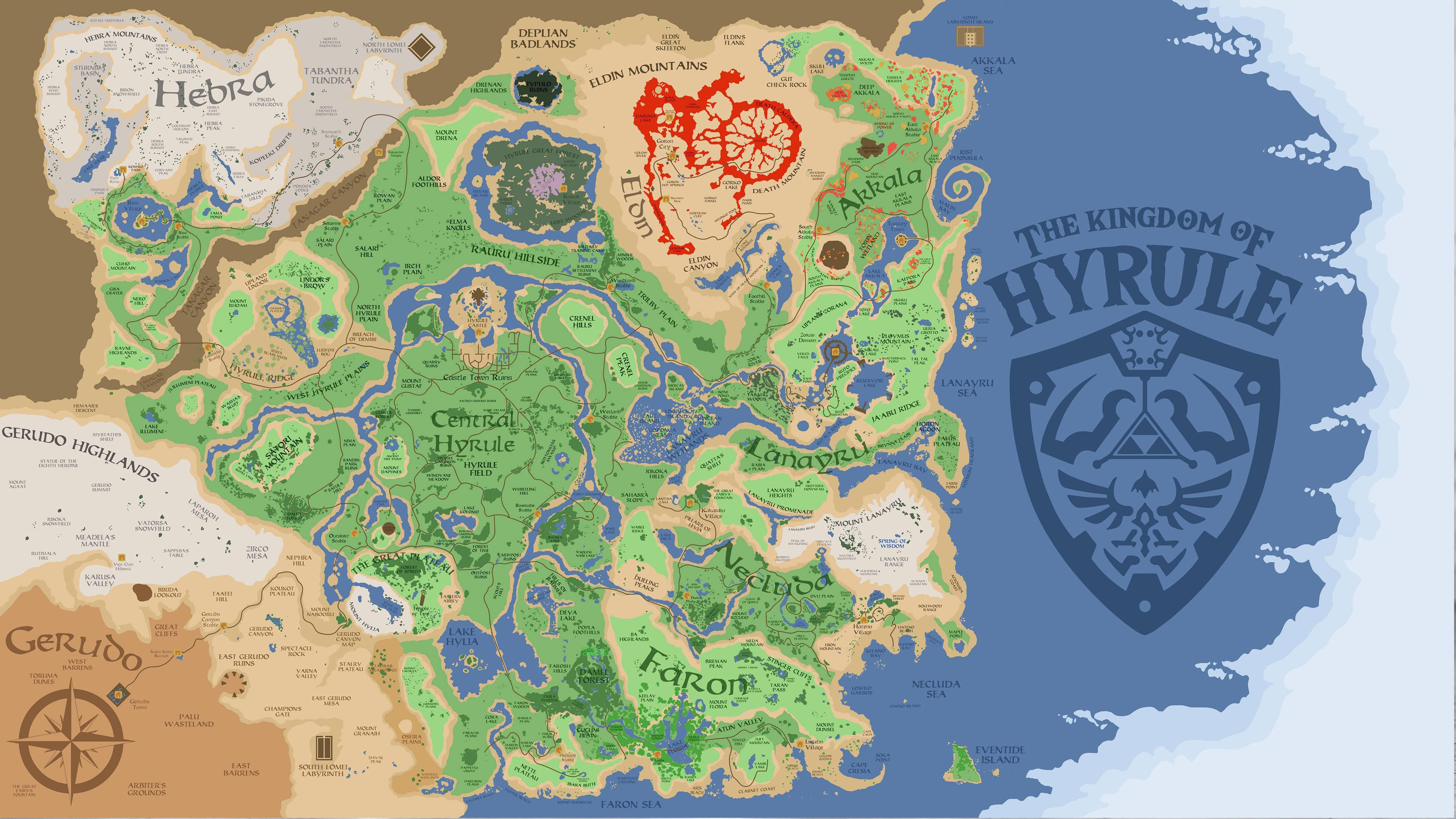 interactive map zelda breath of the wild