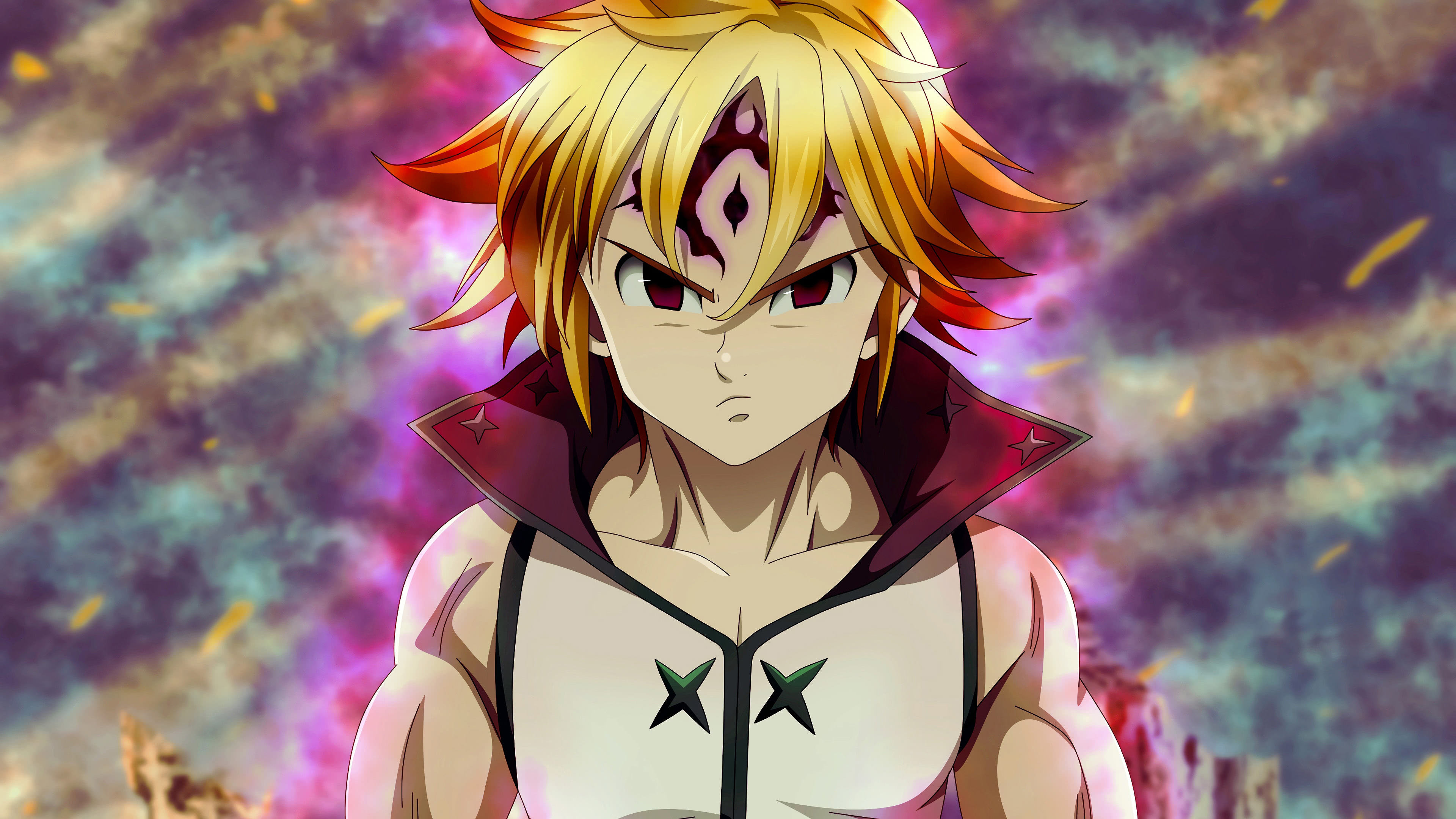 Meliodas Demon Mark Assault Mode 8K Wallpaper 41177