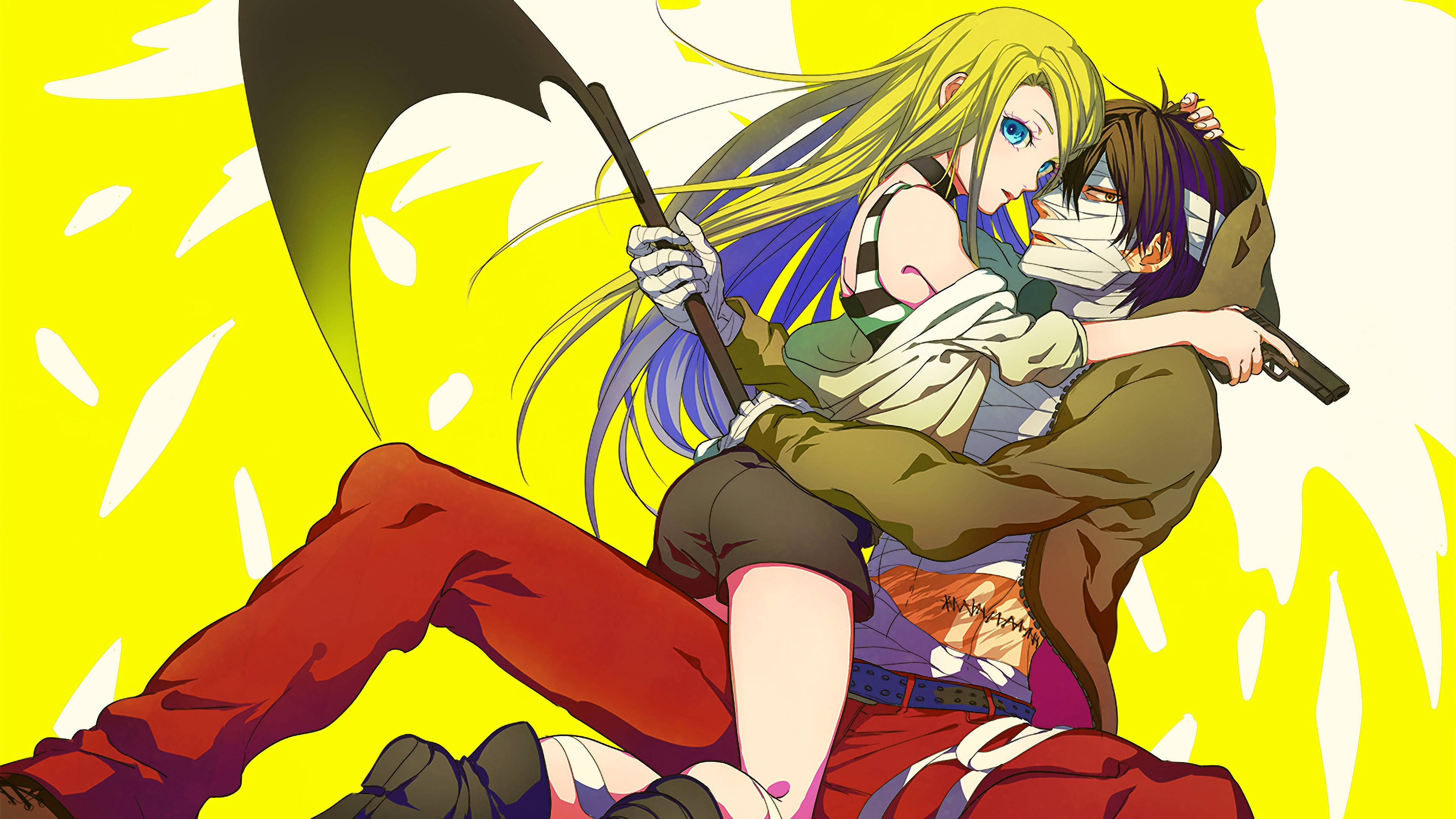 Download wallpapers Satsuriku no Tenshi, main characters, art, Japanese  manga, Rachel Gardner, Isaac Foster for desktop free. Pictures for desktop  free