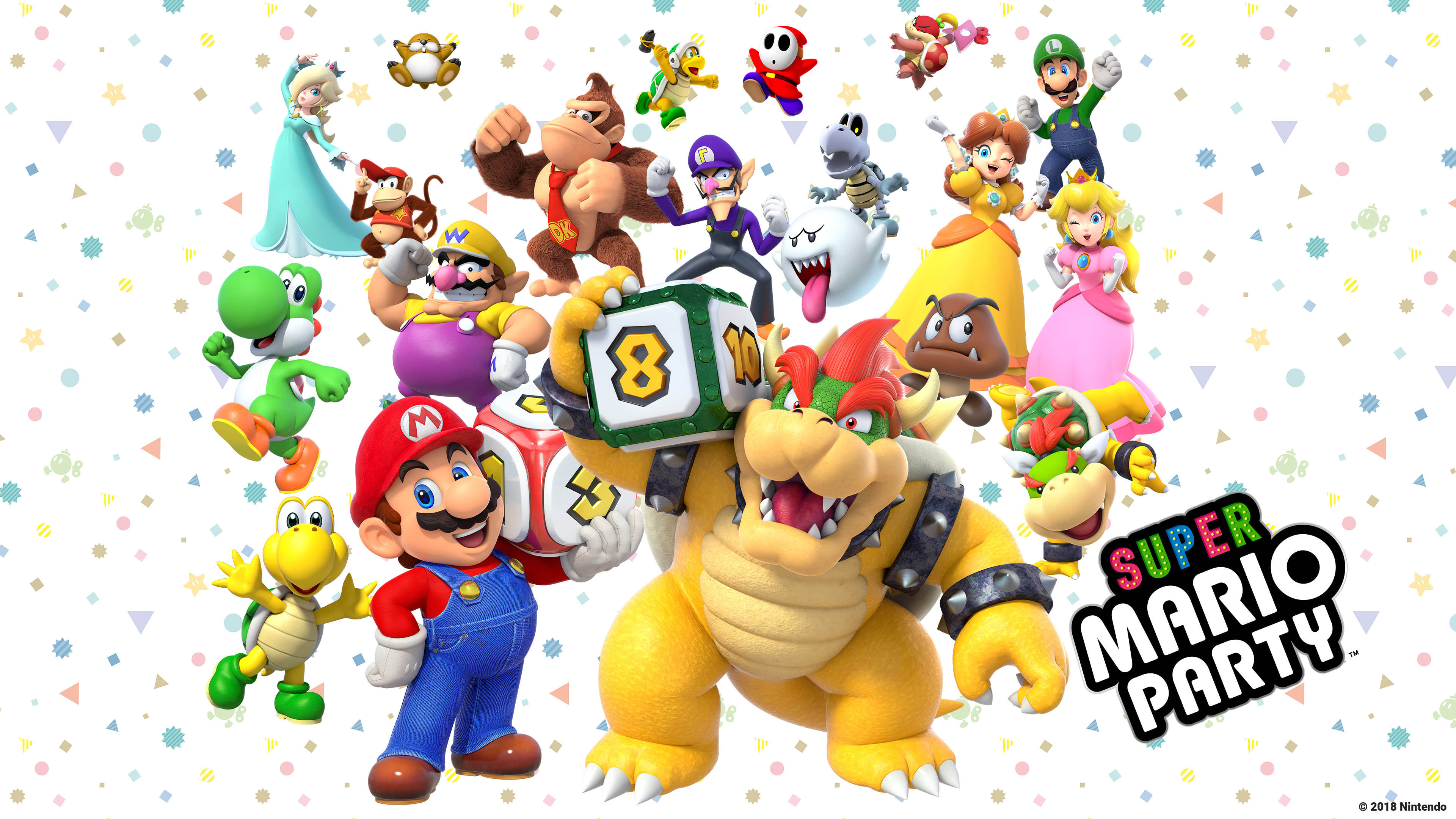 Super Mario Party Characters Uhd 4k Wallpaper Pixelz