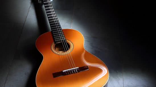 acoustic guitar wqhd 1440p wallpaper