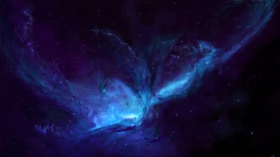 nebula blue wqhd 1440p wallpaper