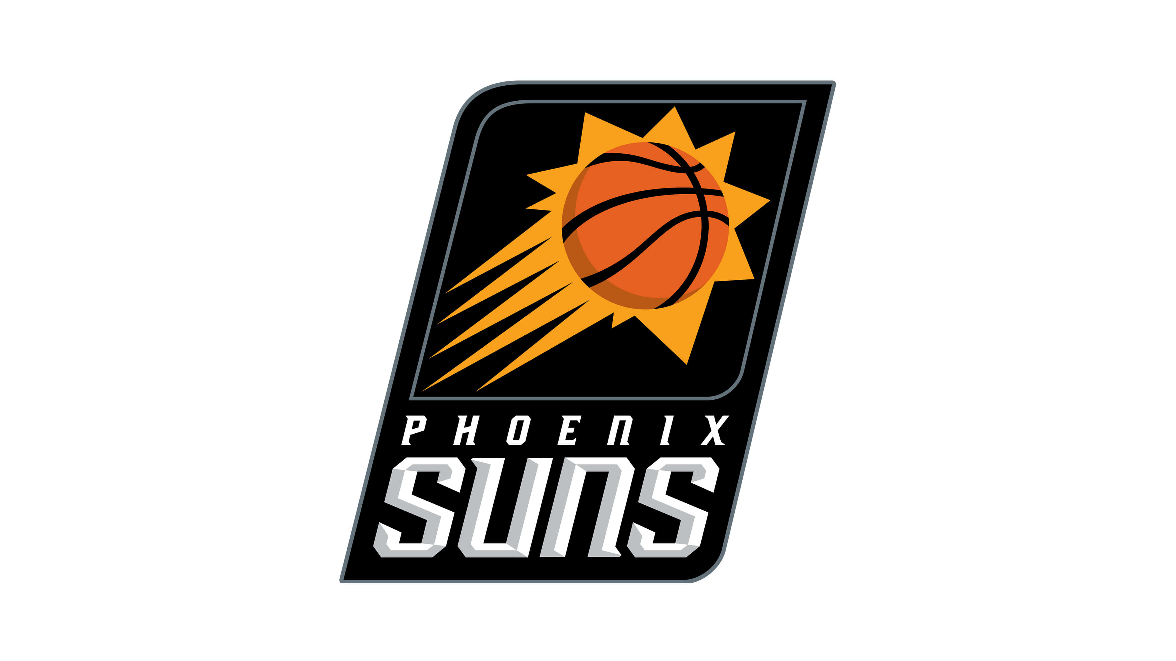 phoenix suns nba logo uhd 4k wallpaper