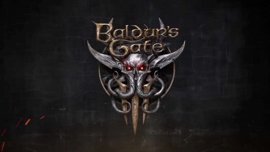 baldurs gate 3 logo uhd 4k wallpaper