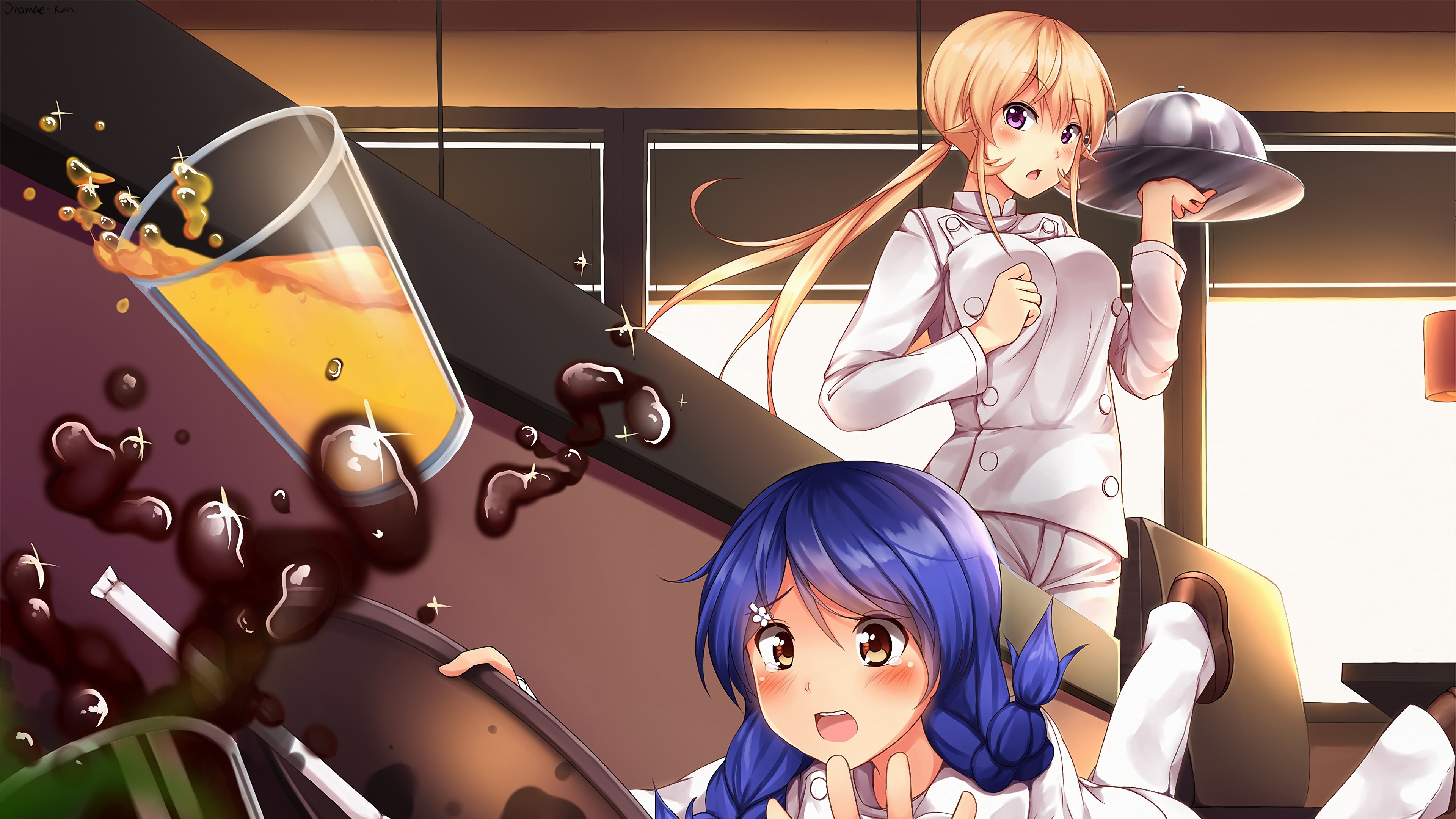 HD desktop wallpaper: Anime, Sōma Yukihira, Megumi Tadokoro, Food Wars:  Shokugeki No Soma, Kojirō Shinomiya download free picture #1006350