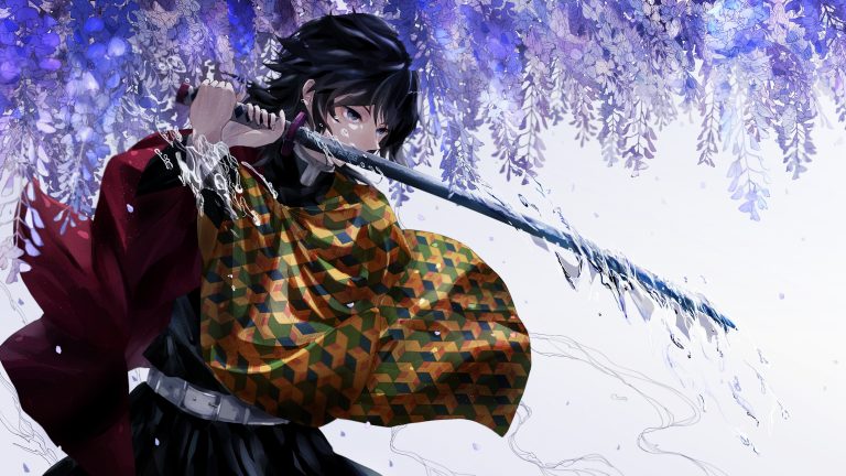 Download Kimetsu No Yaiba Hashira Gyomei's Veins Wallpaper | Wallpapers.com