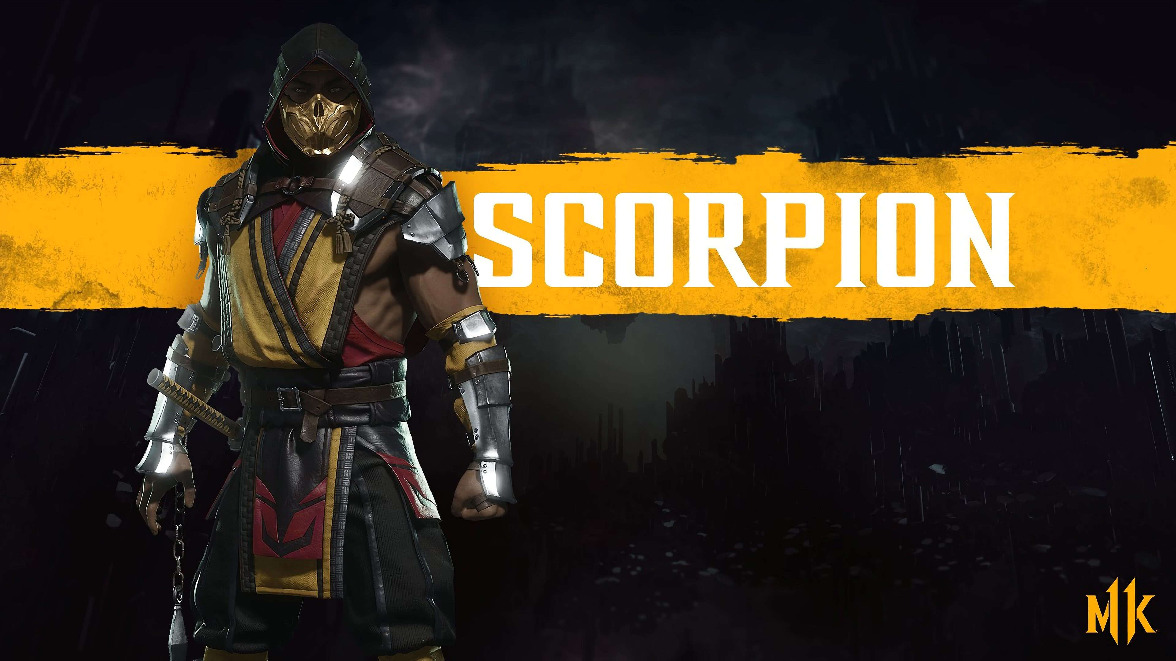 Scorpion Personaje De Mortal Kombat Fondo De Pantalla 4k Ultra Hd ...