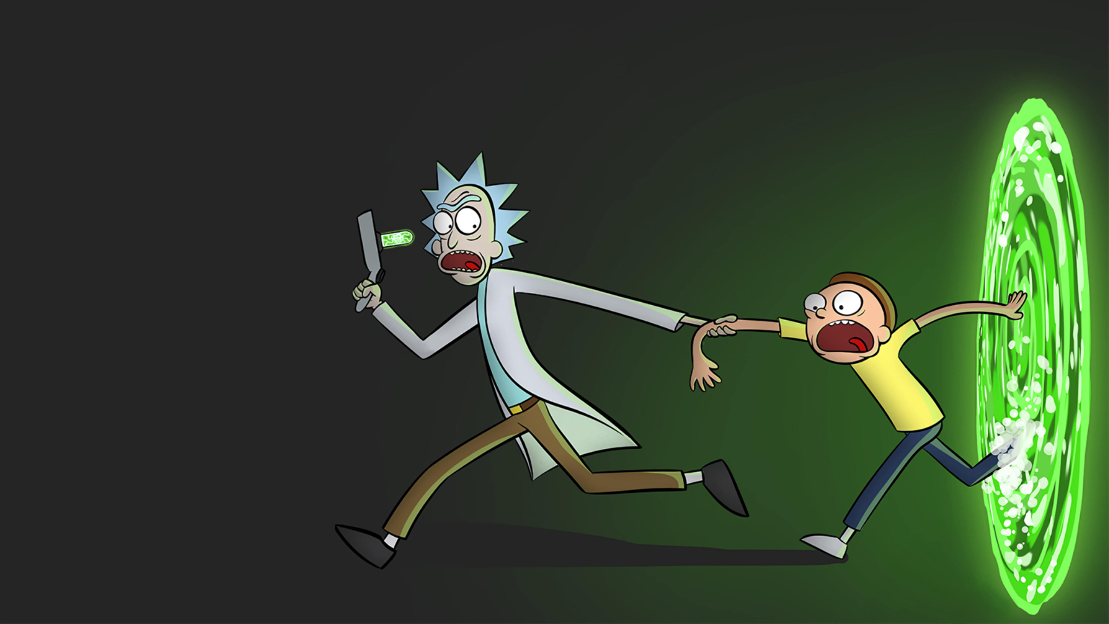 Rick And Morty Portal UHD 4K Wallpaper | Pixelz