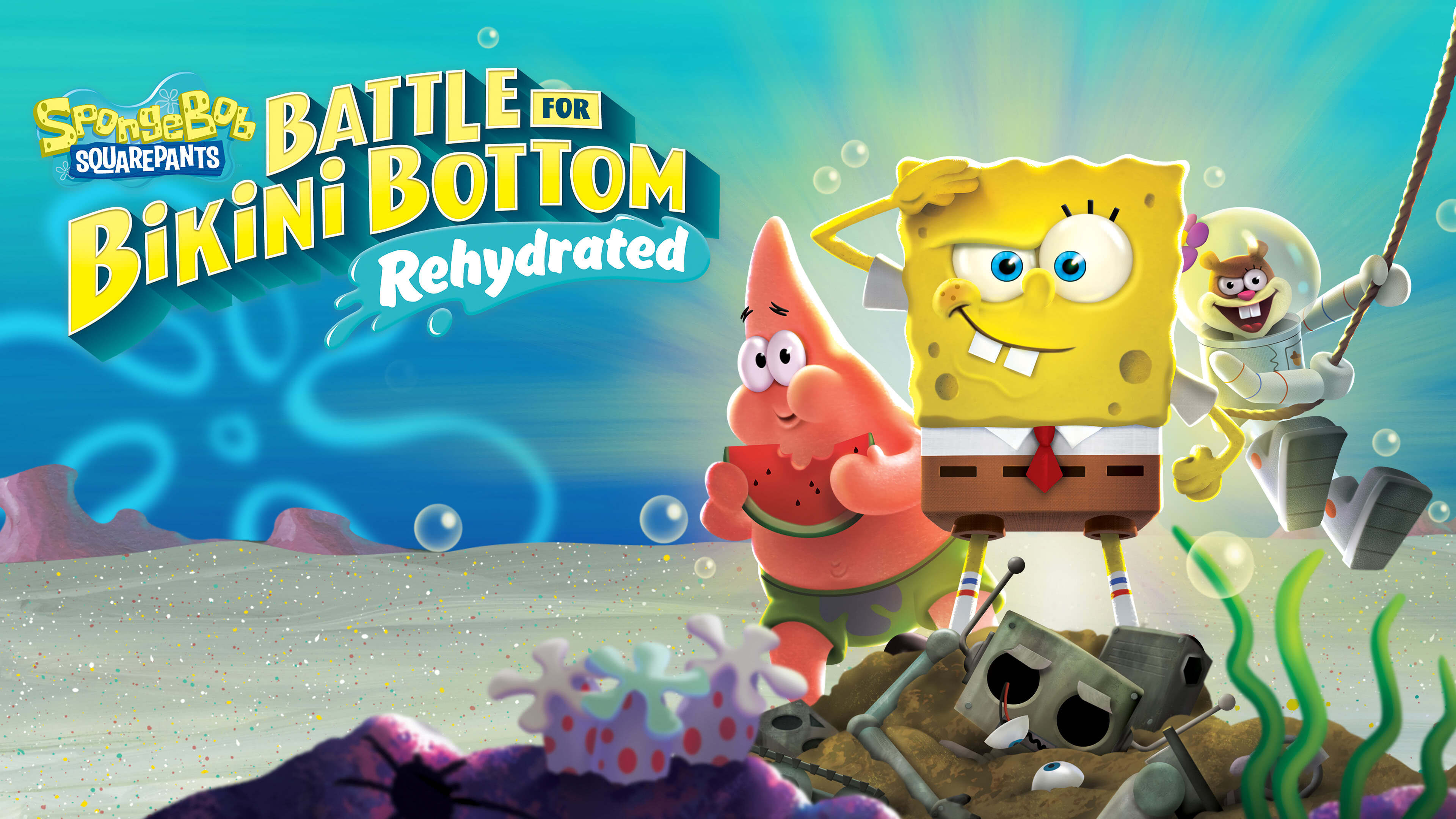 fokus isolation Reskyd Spongebob Squarepants Battle For Bikini Bottom Rehydrated Poster UHD 4K  Wallpaper | Pixelz