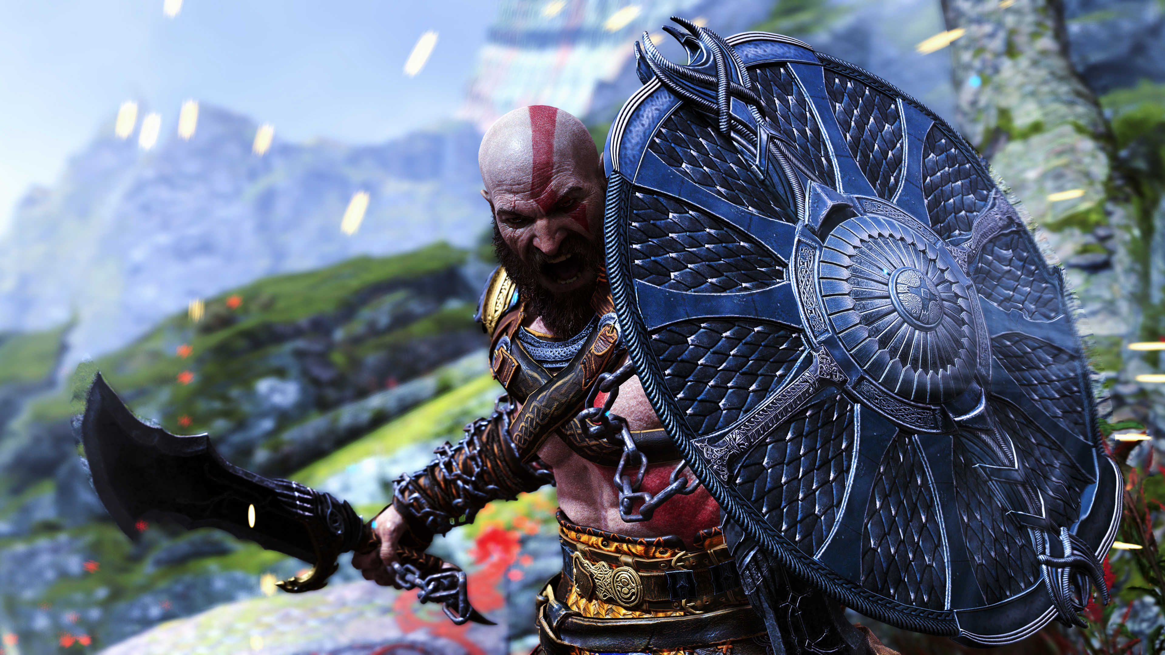 god of war kratos uhd 4k wallpaper