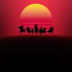red dead redemption sunset uhd 4k wallpaper