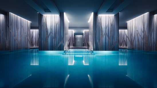 swimming pool spa four seasons hotel ten trinity london uhd 4k wallpaper
