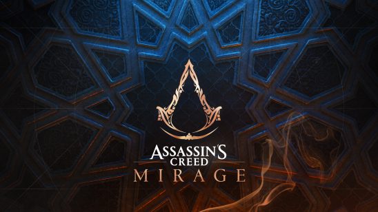 assassins creed mirage logo uhd 4k wallpaper