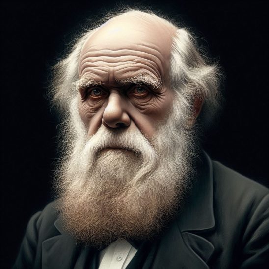 charles darwin portrait artwork
