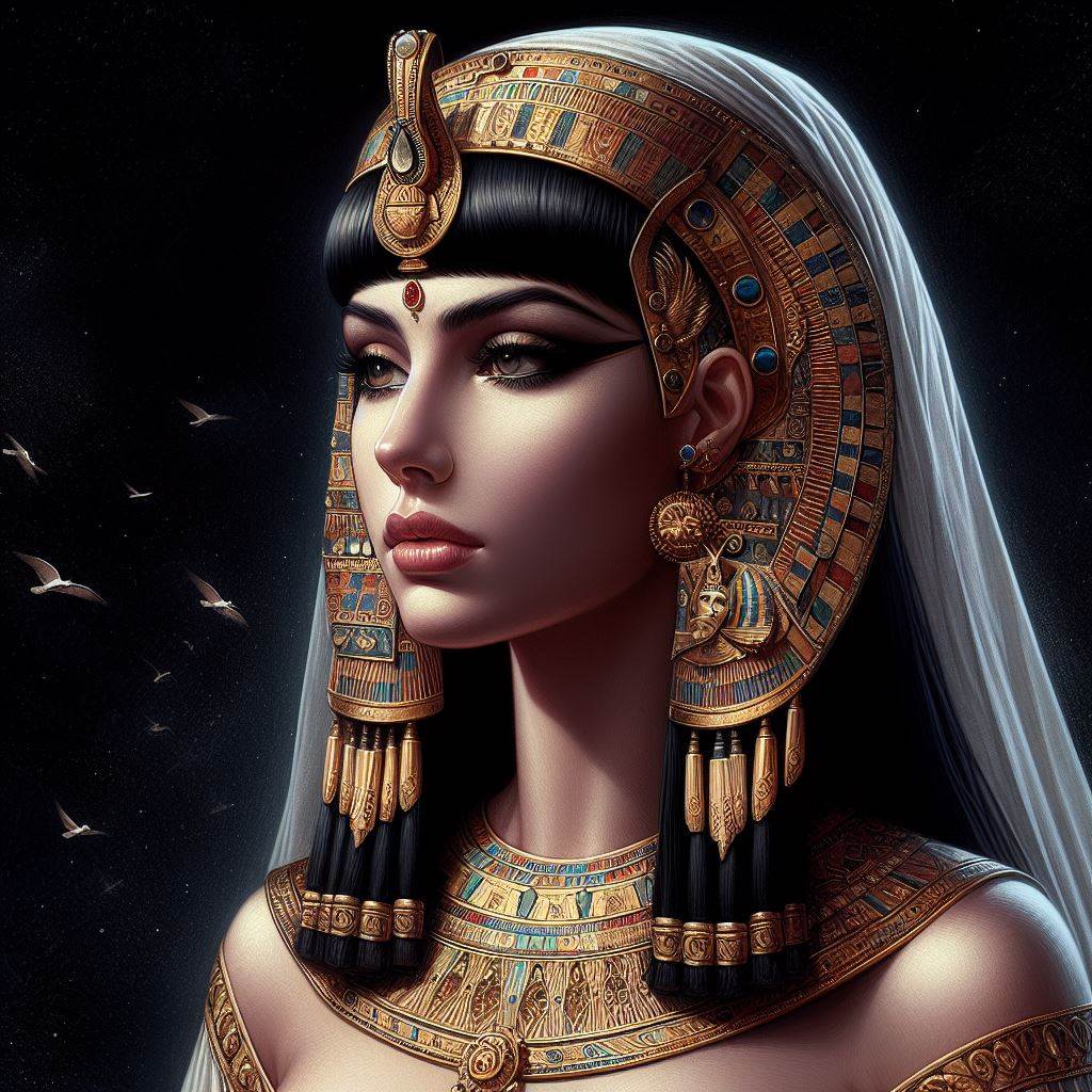 Cleopatra Portrait Artwork | Pixelz.cc