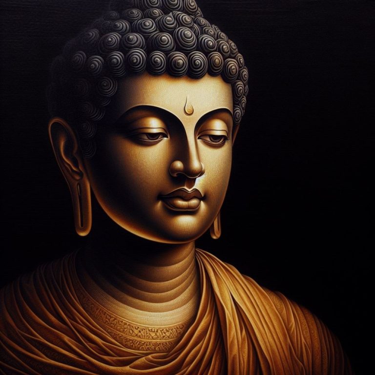 Siddhartha Gautama (Buddha) Portrait Artwork | Pixelz.cc